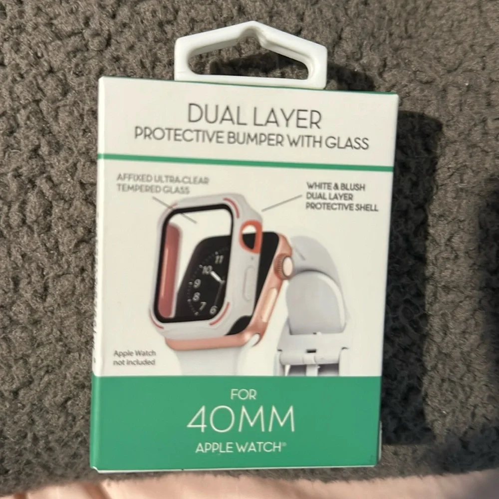 Dual Layer Full Protective Case with Glass for Apple Watch®